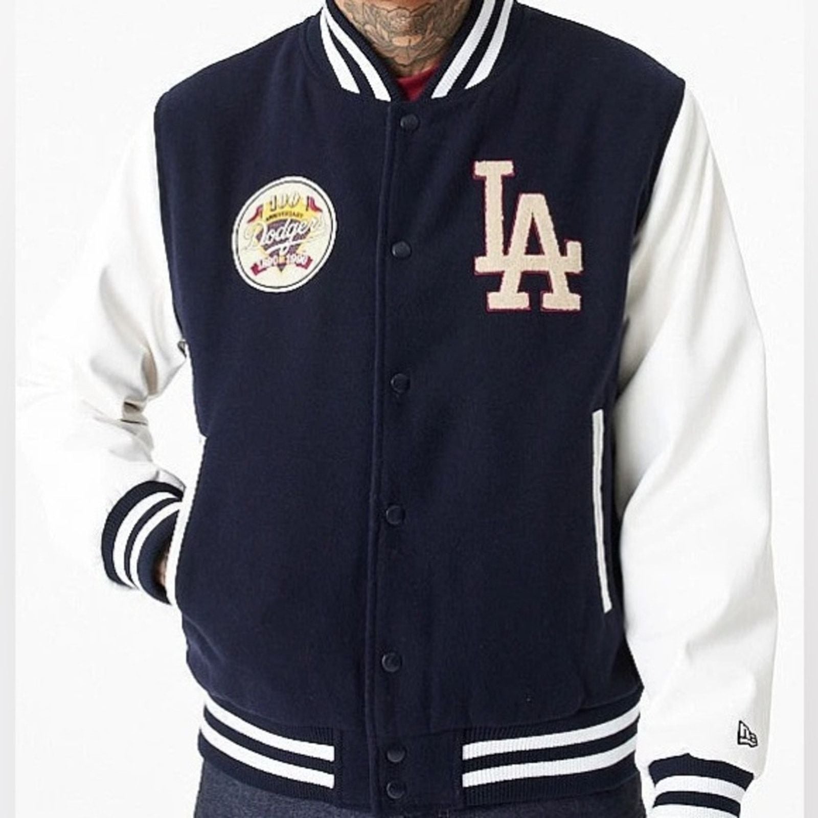 Era New Era M Varsity Los Angeles Dodgers Navy Off White Rare