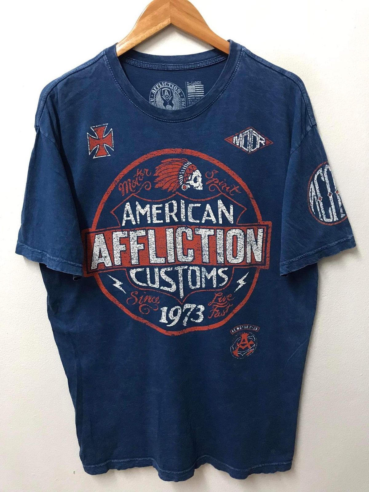 Ed Hardy X Southpole Affliction American Customs Graphic Tee Hoodie, Sweatshirt | FlexRushtees.com