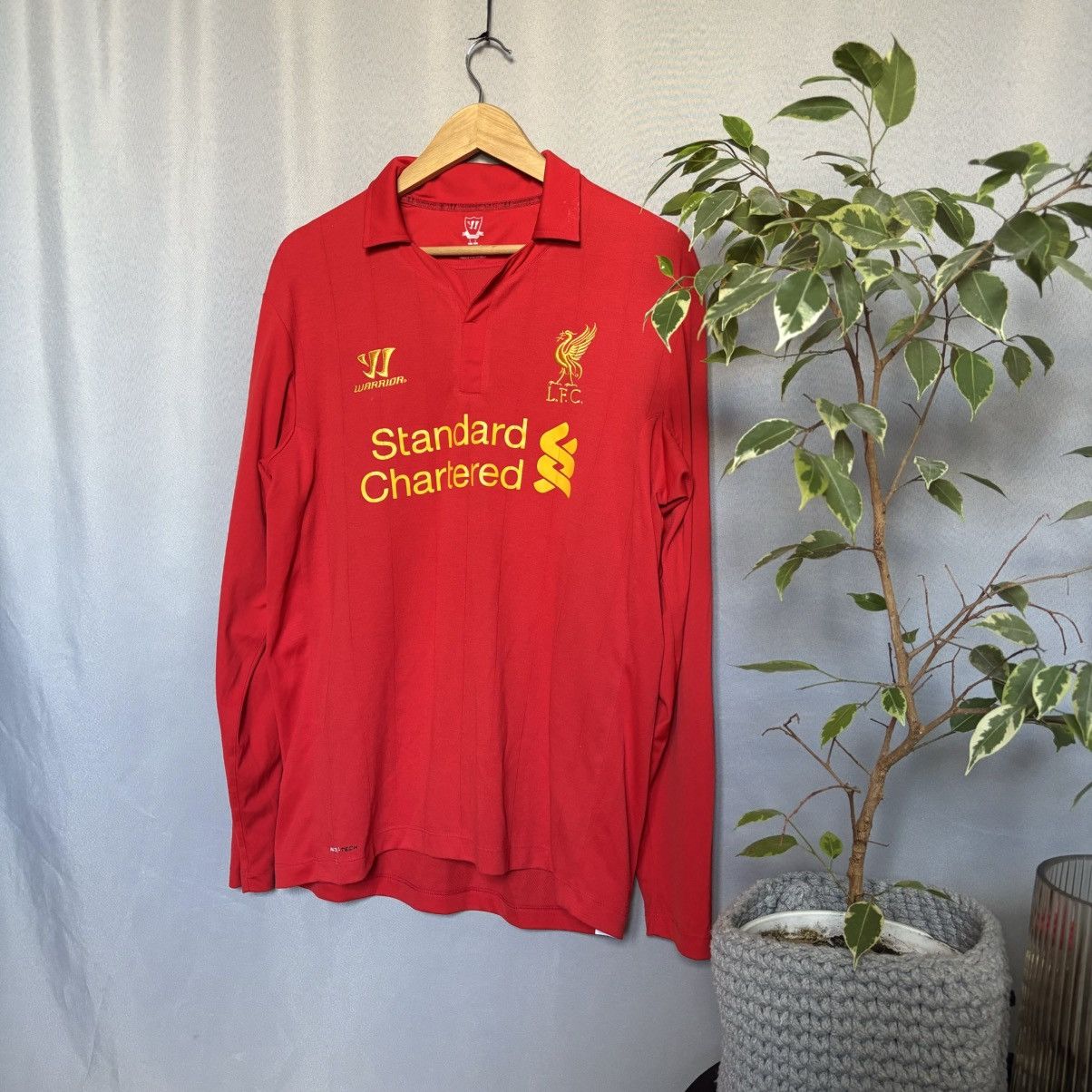 Warrior Fc Liverpool Red Jersey Large Long Sleeve