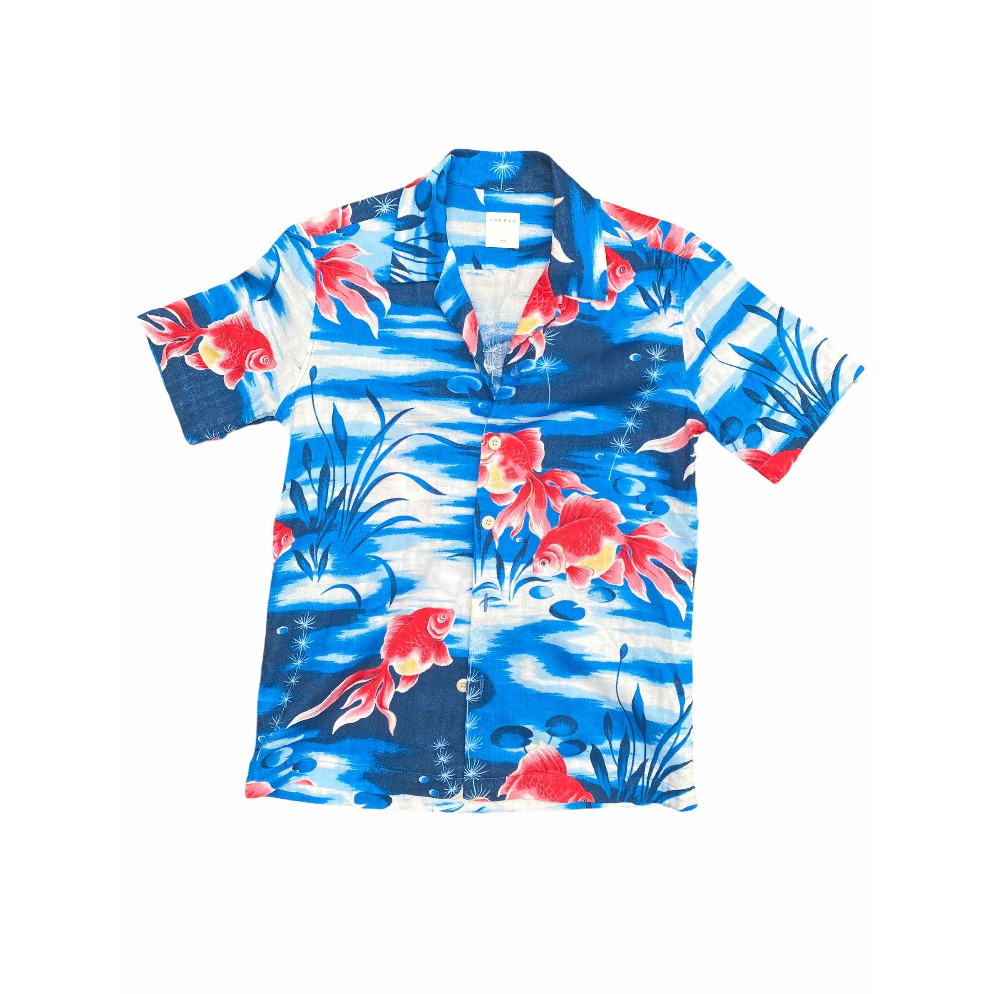 Sandro Fish Summer Beach Shirt