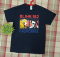 Band Tees Blink 182 California Punk Band T Shirt Black Size M Hoodie, Sweatshirt | FlexRushtees.com
