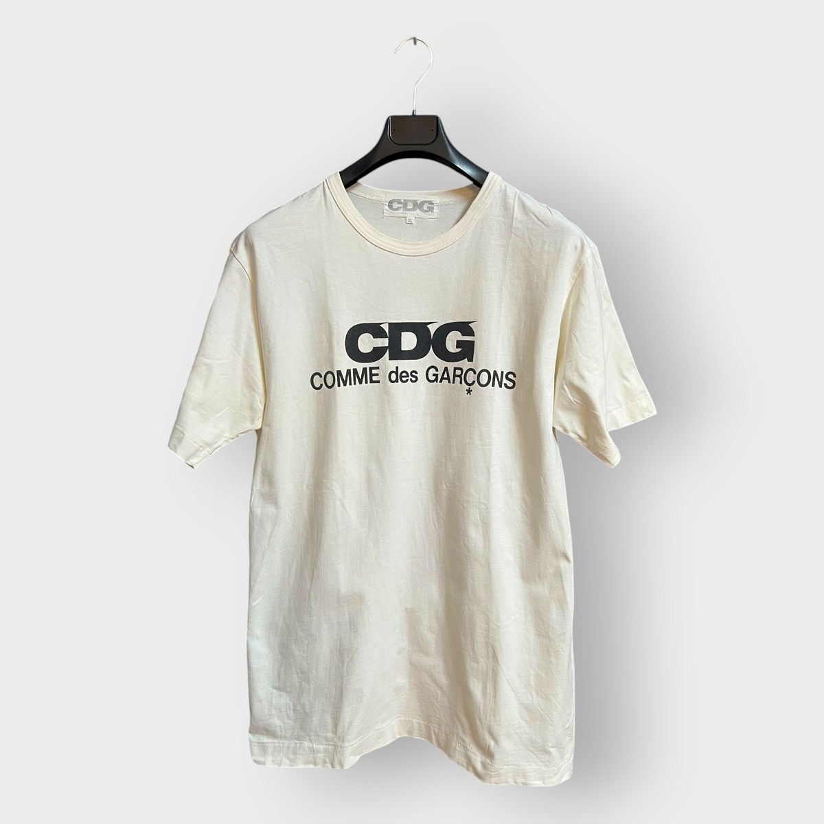 Cdg By Comme Des Garcons Archival 2010s Comme Des Garcons Cdg Logo Tee Xl