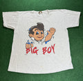 Vintage Vtg 90s Bob S Big Rare Nutmeg Mills Fast Food Promo T Shirt Hoodie, Sweatshirt | FlexRushtees.com