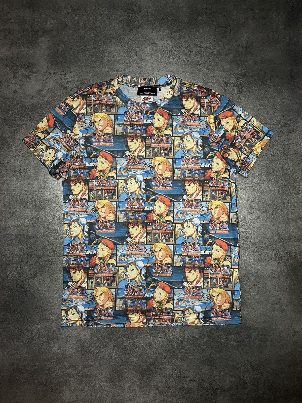 Bershka Offers Street Fighter 3 Tee Aop Bershka Hype Streetwear