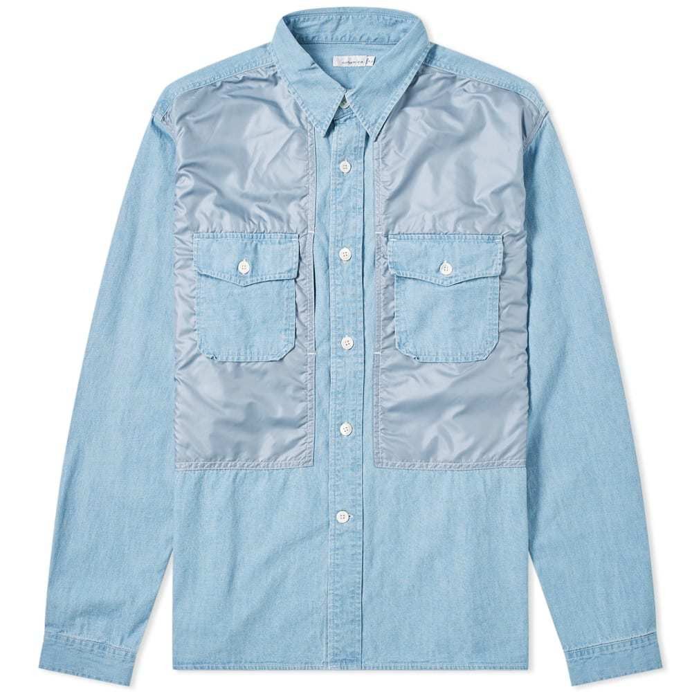 Nanamica Indigo Bleach Cpo Shirt