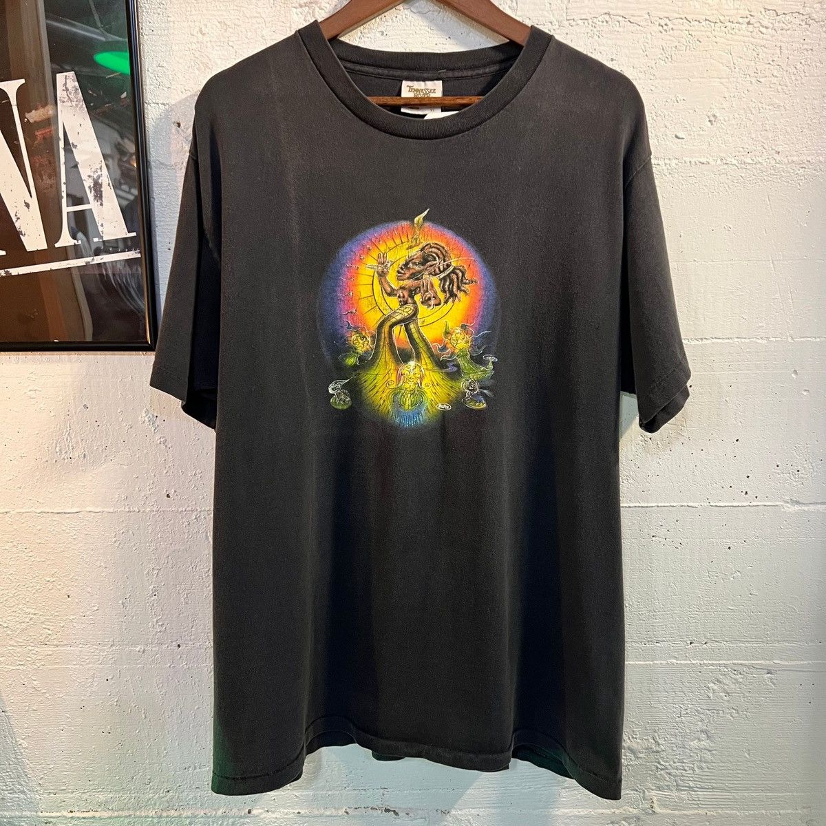 Vintage 90 S Rare Pig Pen Psychedelic Alien Rave T Shirt Xl