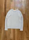 Other Goodfellow Co White Retro Cable Knit Pullover Sweater M