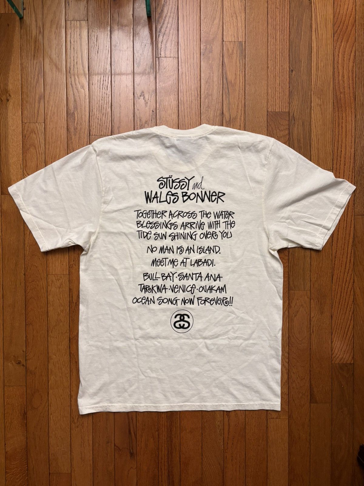 Wales Bonner Ocean Song Tee Ivory