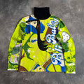 Japanese Brand Custo Barcelona Y2k Vintage Lady Printed Long Sleeve Top