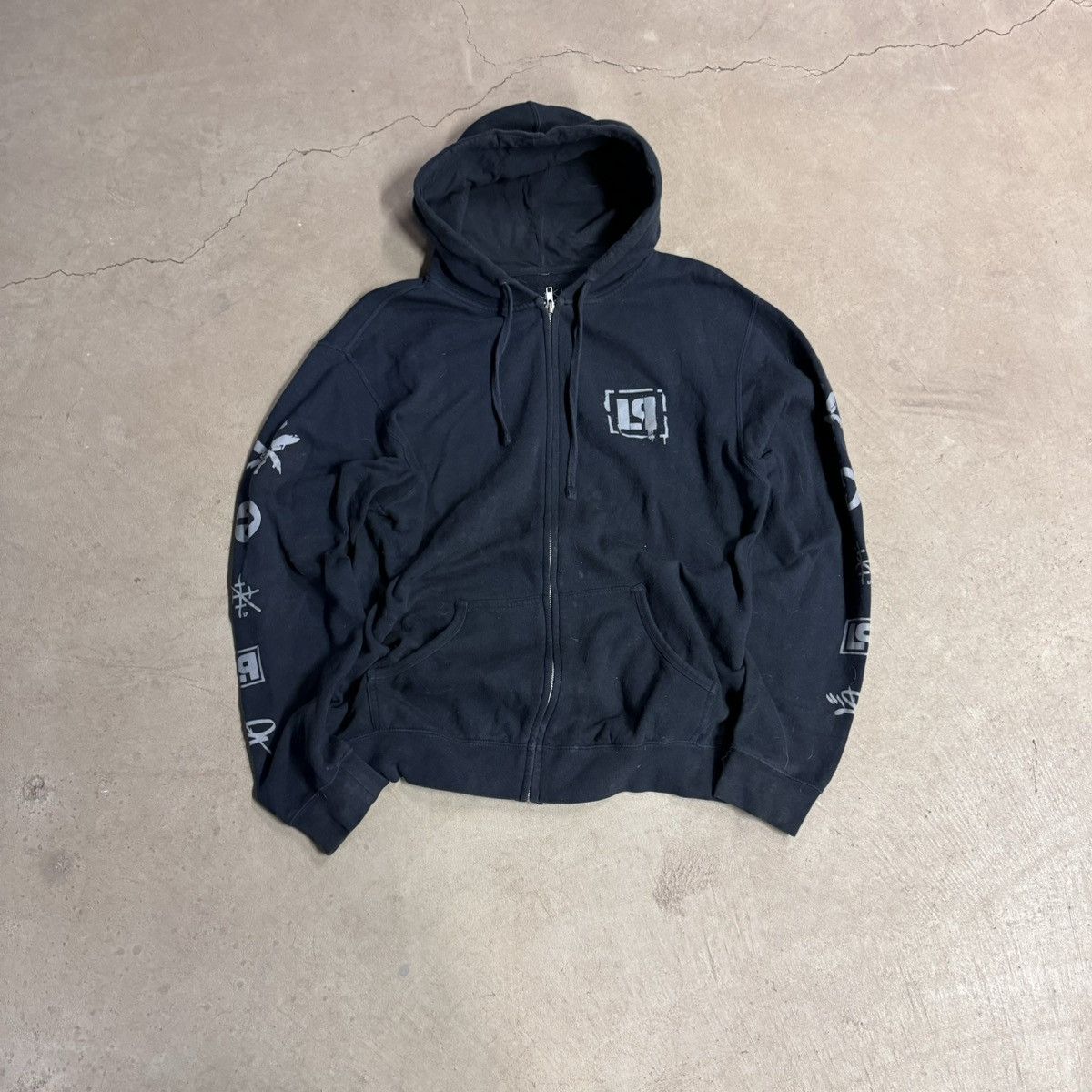 Vintage 90s Linkin Park Grunge Emo Goth Rave Hoodie T-Shirts, Sweatshirt | FlexRushtees.com