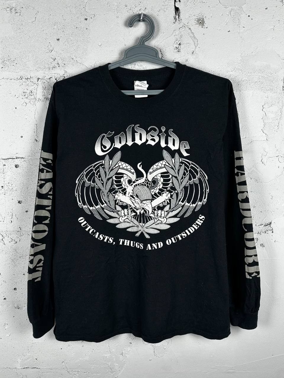 Band Tees Eastcast Hardcore Coldside Outcast Band Ls T Shirt Hoodie, Sweatshirt | FlexRushtees.com