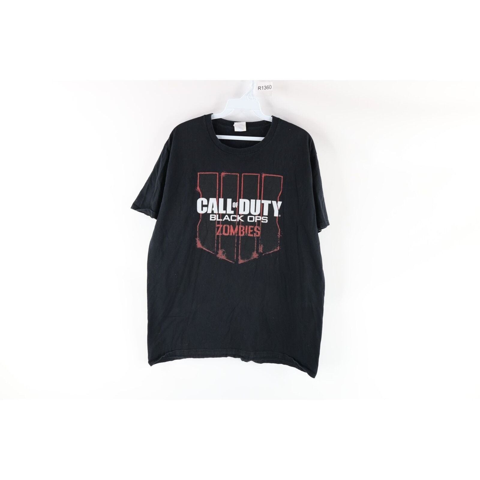 Vintage Call Of Duty Black Ops Zombies Game T Shirt