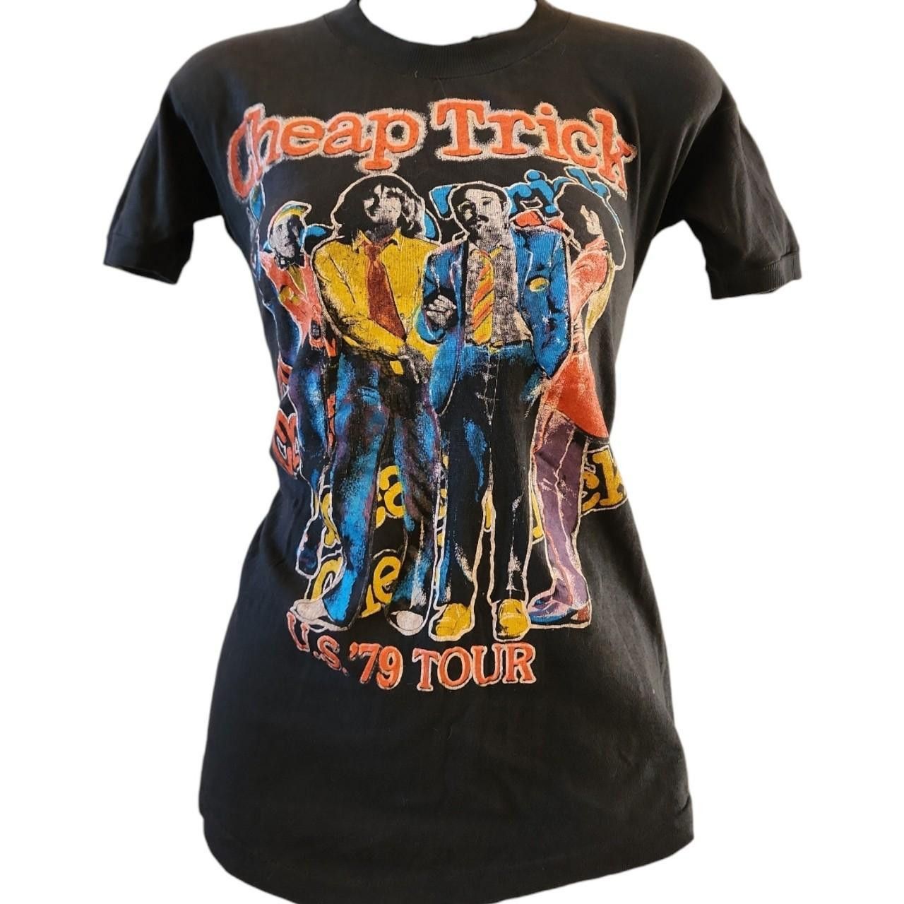 Vintage Cheap Trick Graphic Band Vintage Tee Hoodie, Sweatshirt | FlexRushtees.com