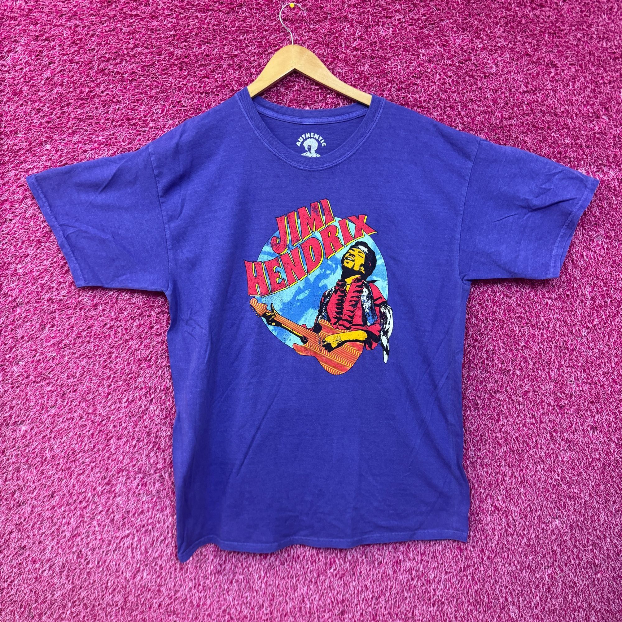 Hendrix Jimi Hendrix Shredding At Woodstock Psychedelic Rock Tee Xl