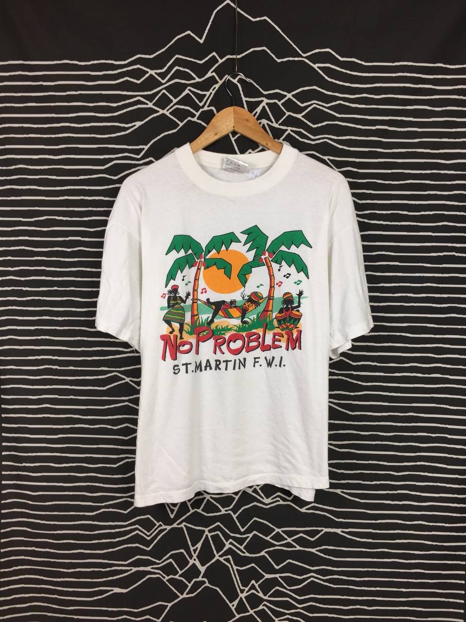 Bob Marley Vtg Carribean T S No Problem St Martin Rasta Tee Hoodie, Sweatshirt | FlexRushtees.com