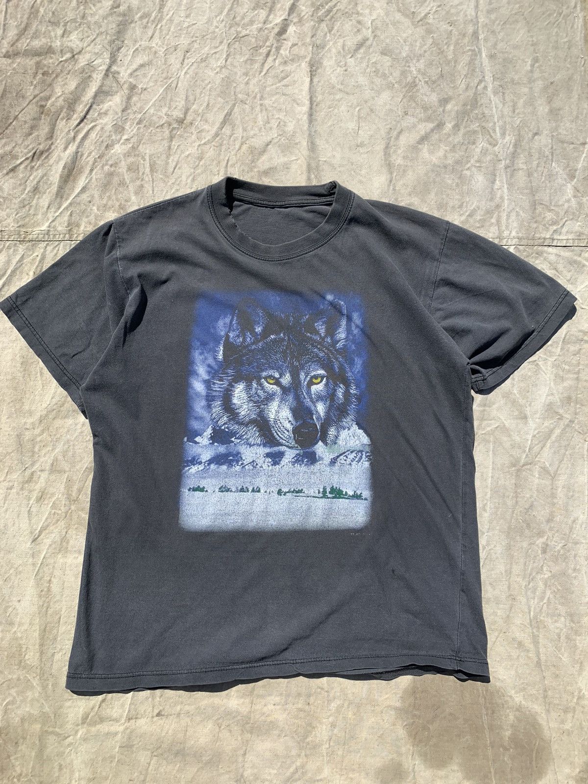 Vintage Faded Trashed Zip It Wolf Animal Tee Hoodie, Sweatshirt | FlexRushtees.com