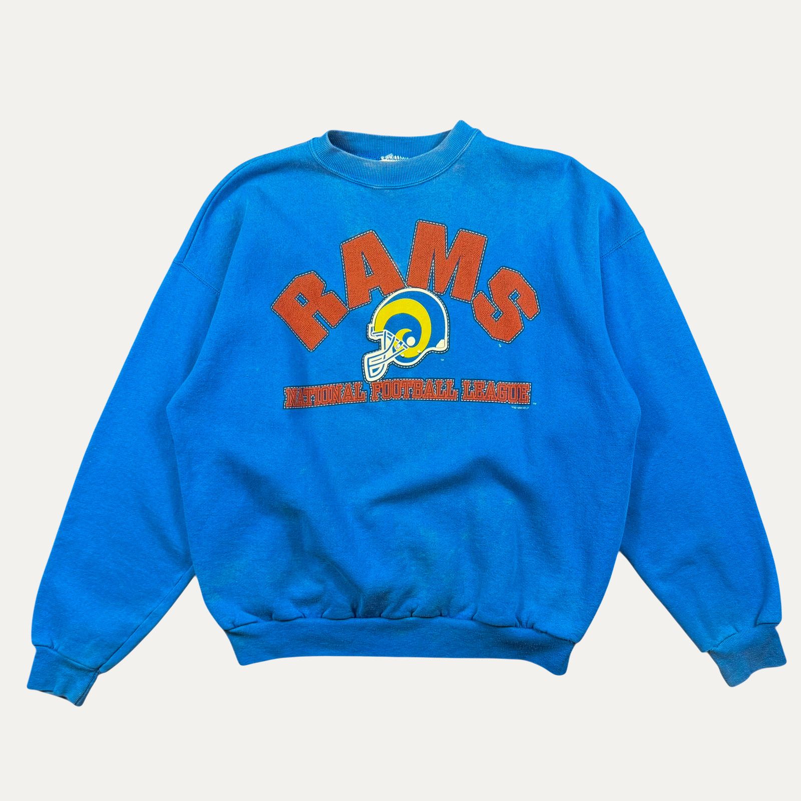 Vintage 1996 St Louis Rams Crewneck Sweatshirt T-Shirts, Hoodie | FlexRushtees.com