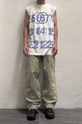 Maison Margiela Free Tax 2000s Mm6 Pixelated Logo Sleeveless Tee Hoodie, Sweatshirt | FlexRushtees.com