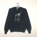 Vintage 90s Jerzees Big Fish Printed Nice Design Sweatshirt
