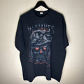 Band Tees Vintage In Flames Distressed Band T Shirt Hoodie, Sweatshirt | FlexRushtees.com