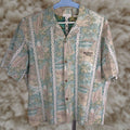 Vintage Jacquline On Kauai Men S Hawaiian Shirt 2xl Short Sleeve Aloha Green Tropical Beach
