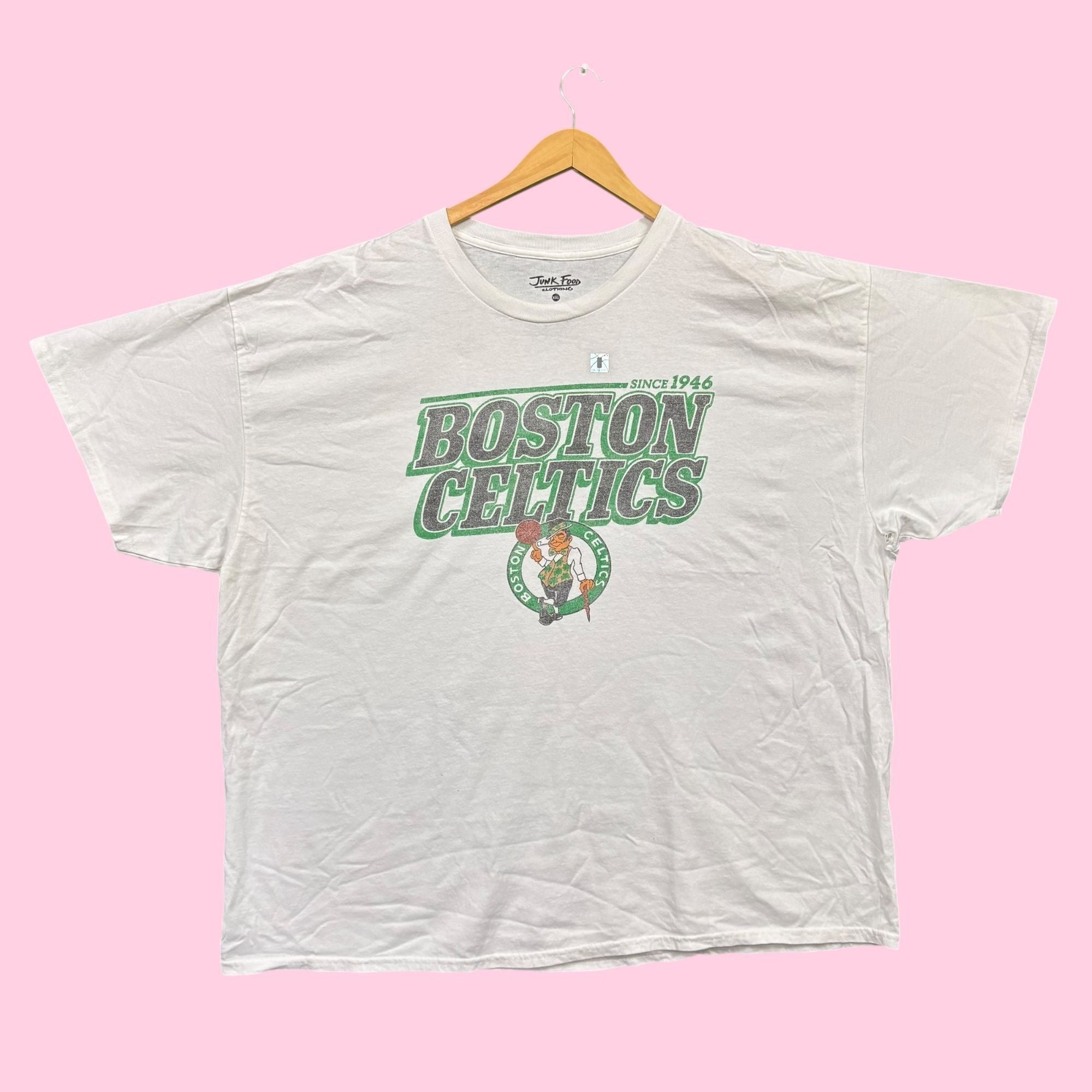 Nba Franchise Boston Celtics Since 1946 Oversized Tee Xxl Hoodie, Sweatshirt | FlexRushtees.com