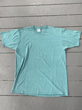 Vintage 90s Jerzees Blank Painter Workwear Tee Shirt Travis