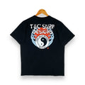 Vintage T C Surf Designs Japanese Wave Graphic Surf Tee Hoodie, Sweatshirt | FlexRushtees.com