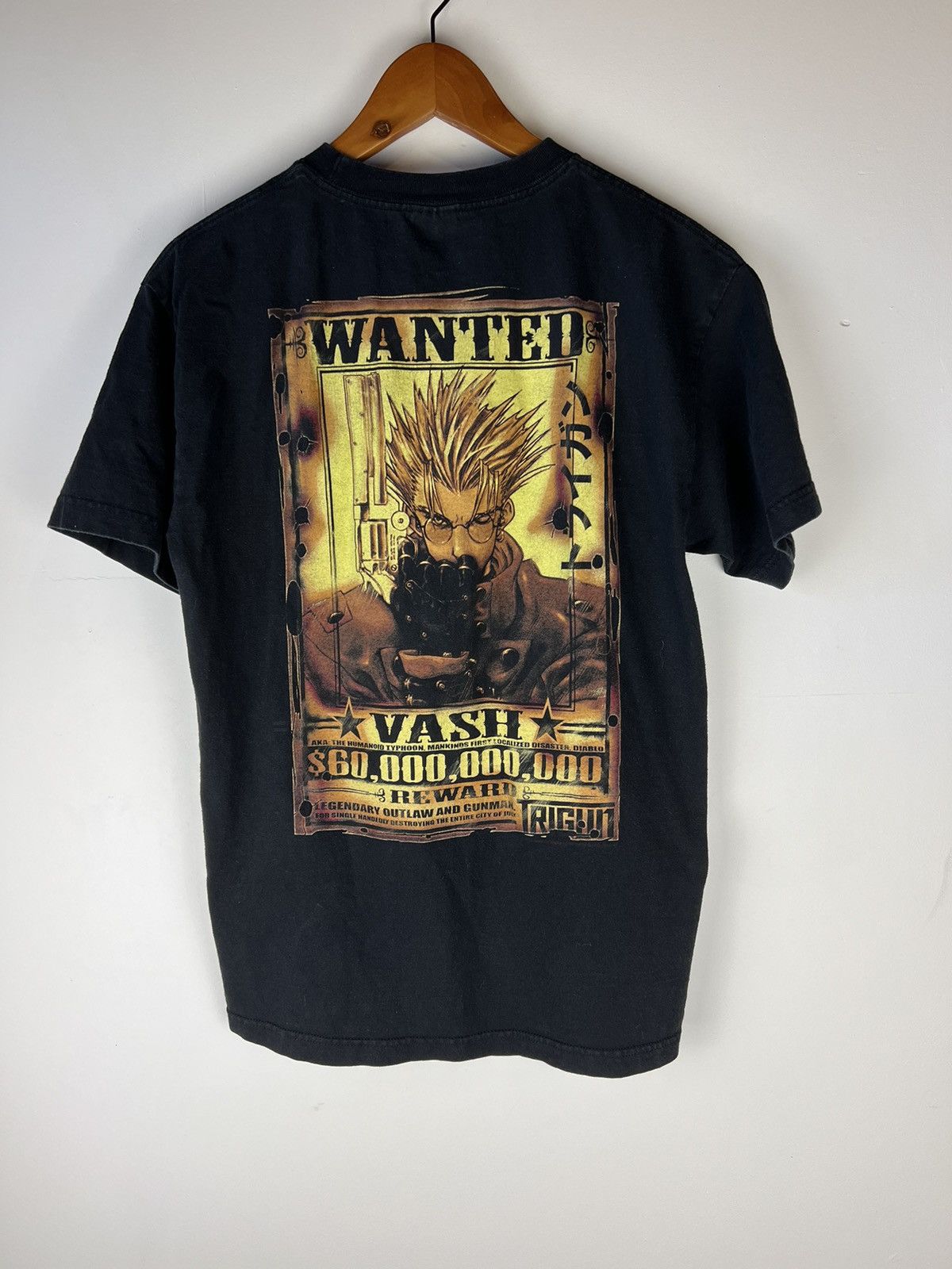 Japanese Brand Vintage Vash Trigun Anime Tee