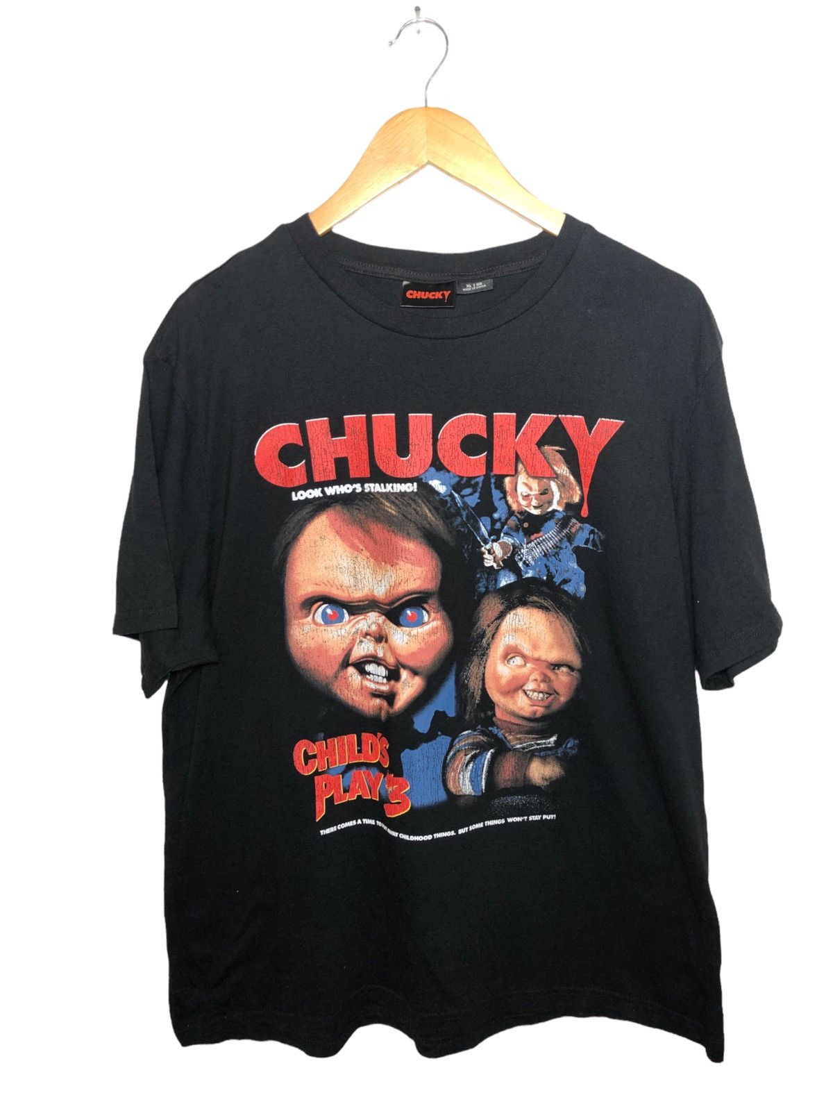 Vintage Horror Child Play Chucky 3 Movie Tshirt