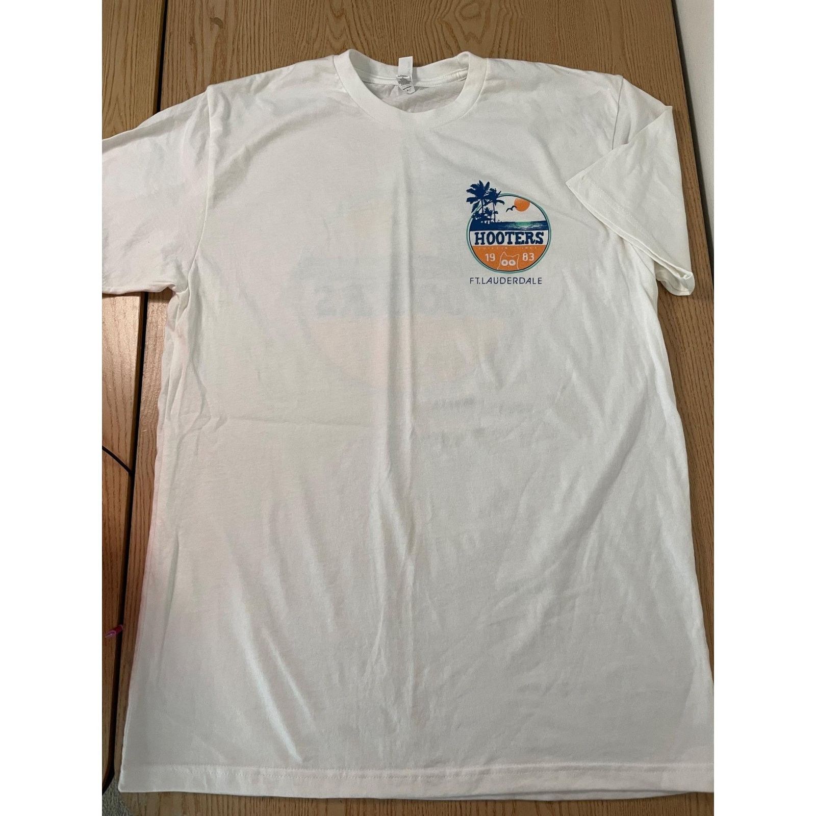 Other New Men Vintage Hooters Tropical Prt Tee Ft Lauderdale Large