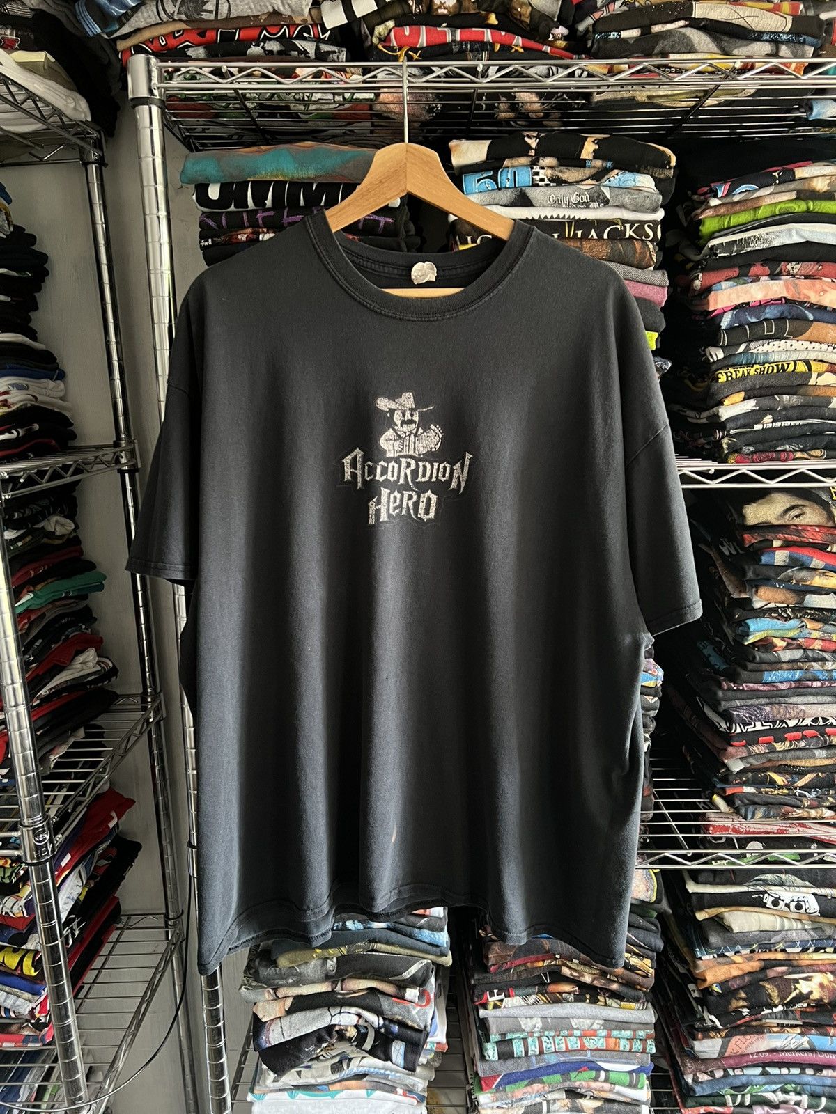 Other 2000s Guitar Accordion Hero Parody Mexican Bootleg Tee Hoodie, Sweatshirt | FlexRushtees.com