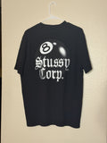 Stussy 8 Ball Corp Tee Large Hoodie, Sweatshirt | FlexRushtees.com