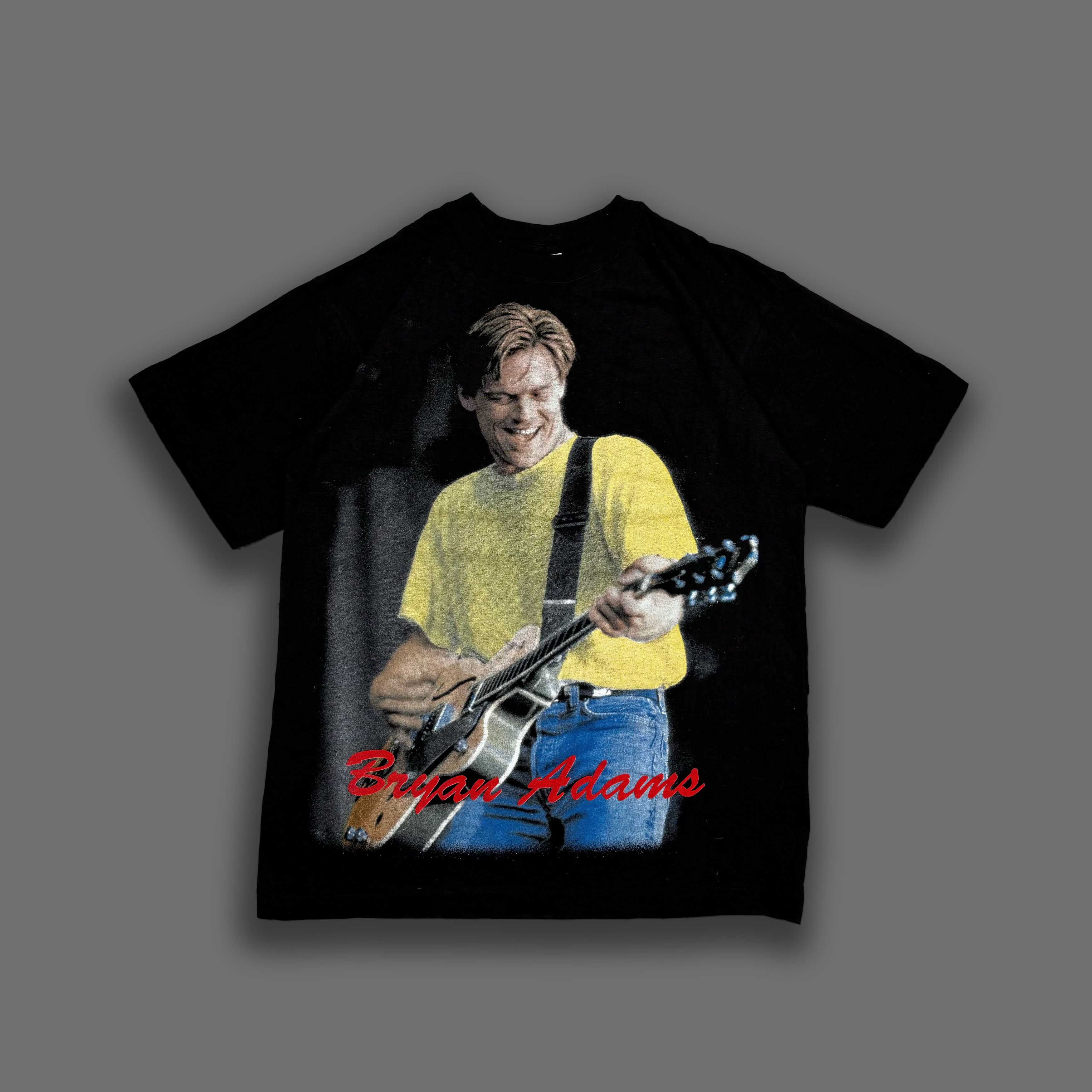 Vintage Bryan Adams 2003 European Tour Band T Shirt Rare Printed Hoodie, Sweatshirt | FlexRushtees.com