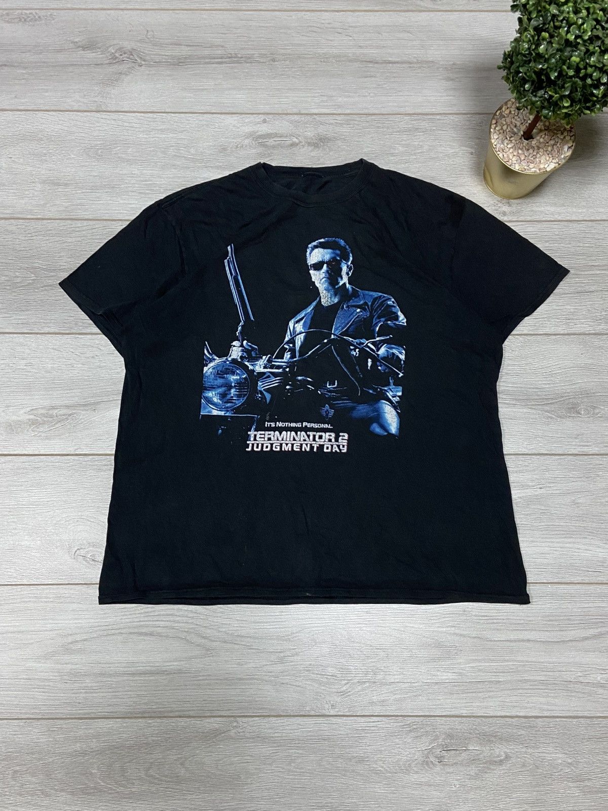 Vintage Terminator 2 T Shirt Judgment Day Schwarzenegger