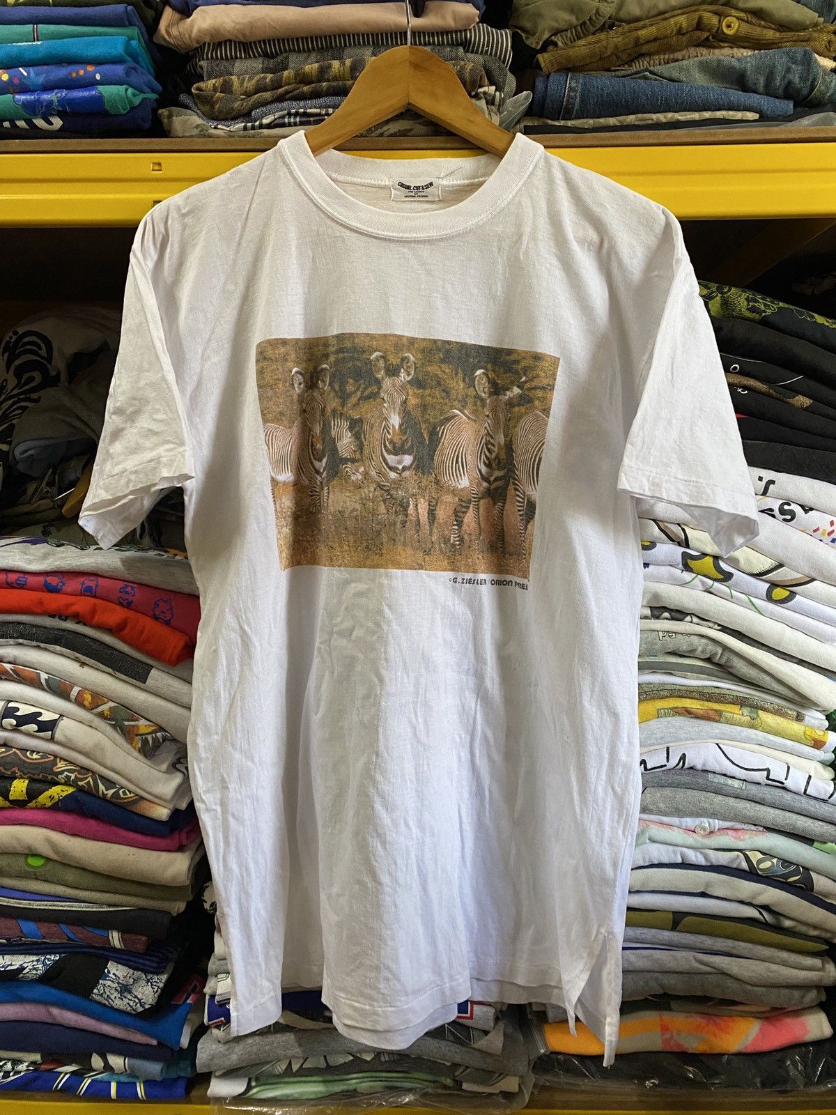 Vintage 90s G Ziesler Orion Press Artwork Photographer Tee Hoodie, Sweatshirt | FlexRushtees.com