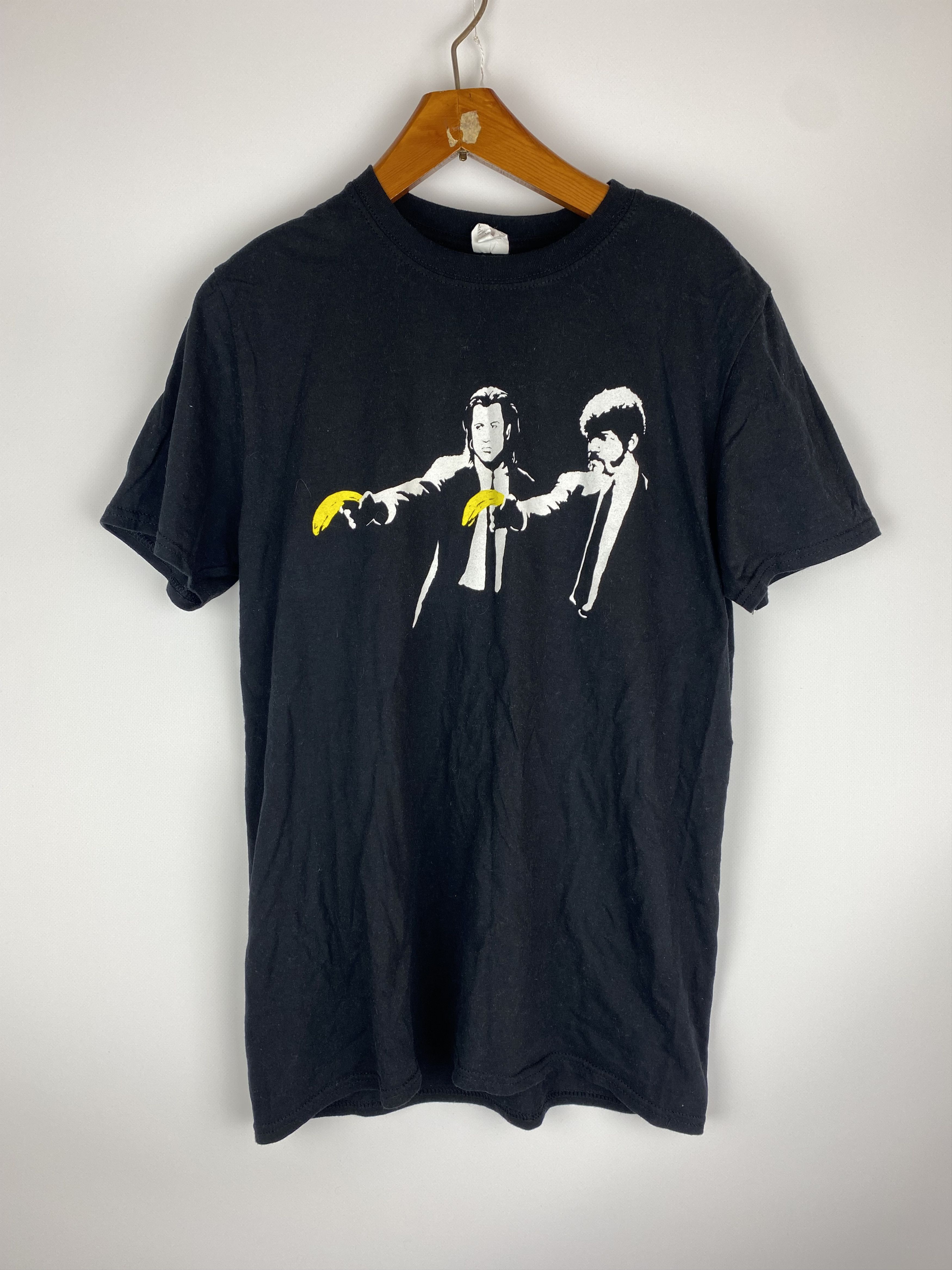 Vintage Gildan Pulp Fiction Bananas Big Logo Band Tee Shirt Hoodie, Sweatshirt | FlexRushtees.com