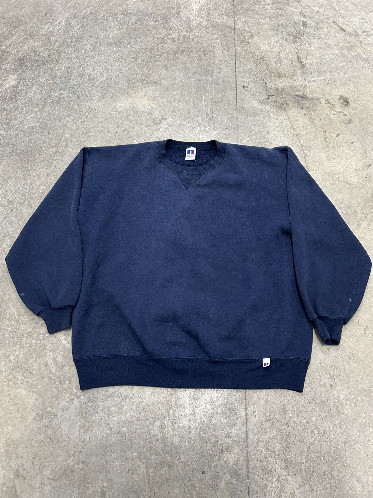 Athletic Vintage Russell Athletic Sweatshirt Navy