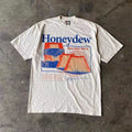 Japanese Brand Loose Retro Honeyew Printed Tee Hoodie, Sweatshirt | FlexRushtees.com