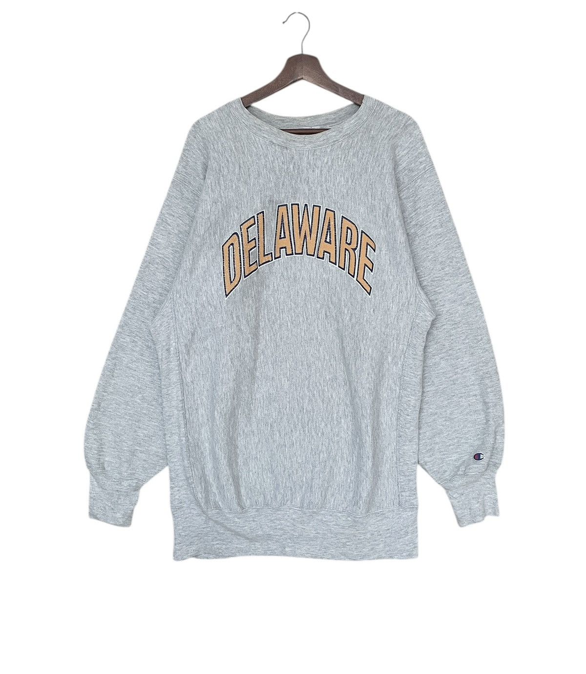 Vintage Champion Reverse Weave Delaware Sweatshirt 1990s T-Shirts, Hoodie | FlexRushtees.com