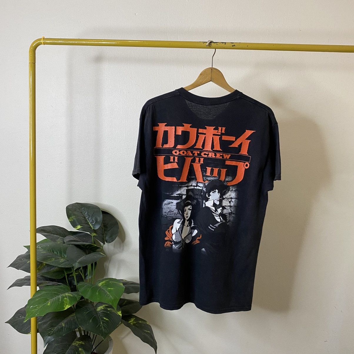 Y2k Anime Cowboy Bepop Goat Crew Manga Series T Shirt