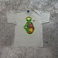 Vintage 90s Dennis Rodman Alien Skate Shirt Faded Thrashed Hoodie, Sweatshirt | FlexRushtees.com