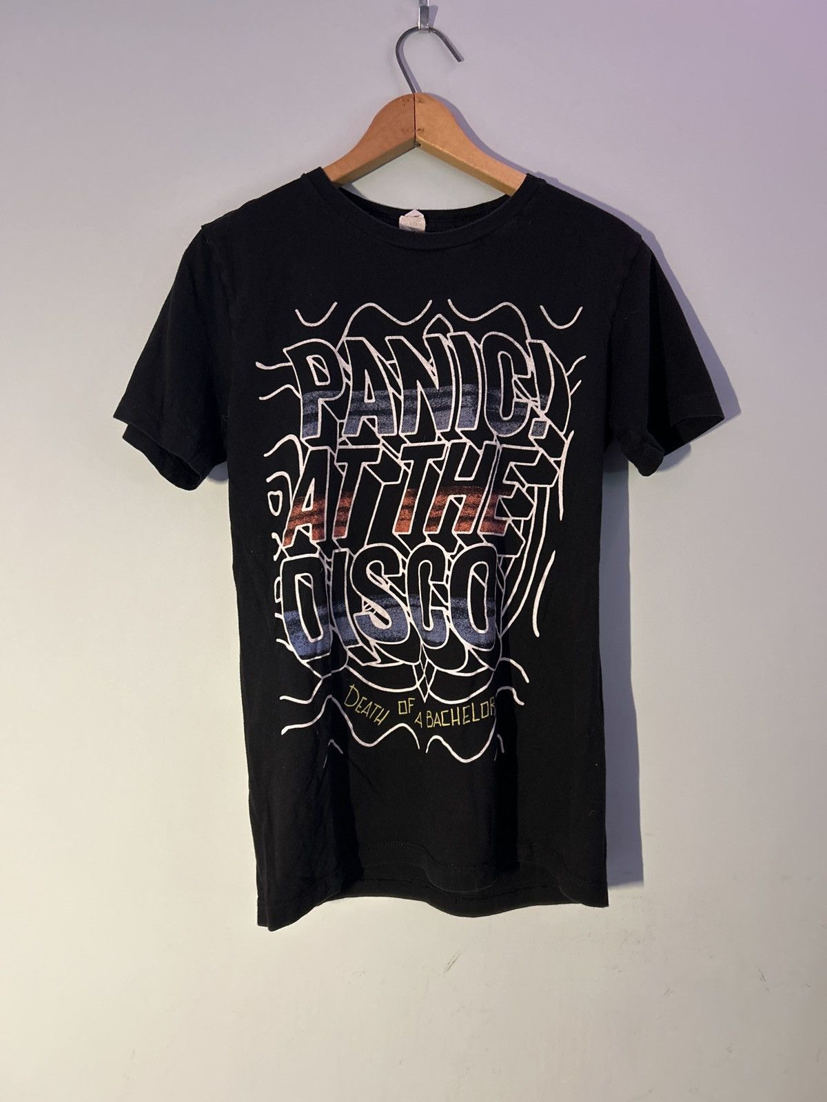 Vintage Made In Usa Panic At The Disco Death Of A Bachelor Tee Hoodie, Sweatshirt | FlexRushtees.com