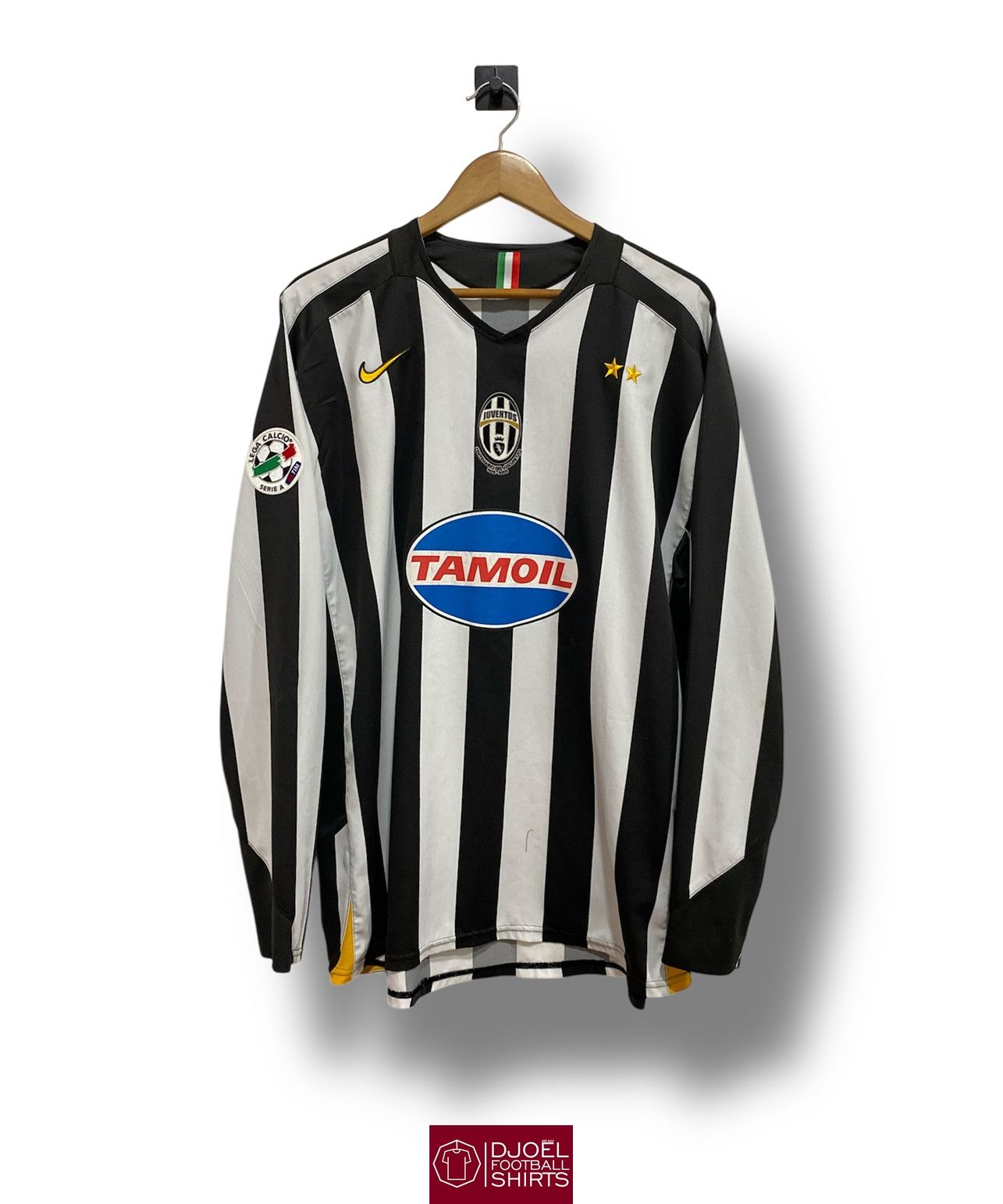Vintage Juventus 2005 Home L S Del Piero 10 Maglia Calcio Serie A