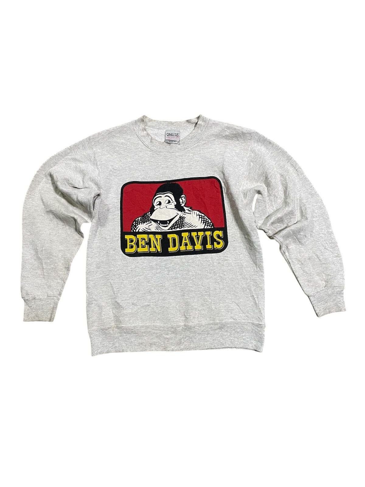 Vintage Ban Davis Sweatshirt Big Logo 90s
