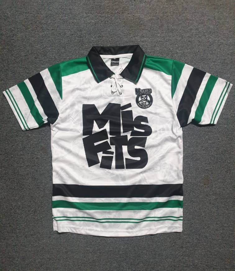 Misfits White Green Streetwear Jersey T-Shirts, Hoodie, Sweatshirt | FlexRushtees.com