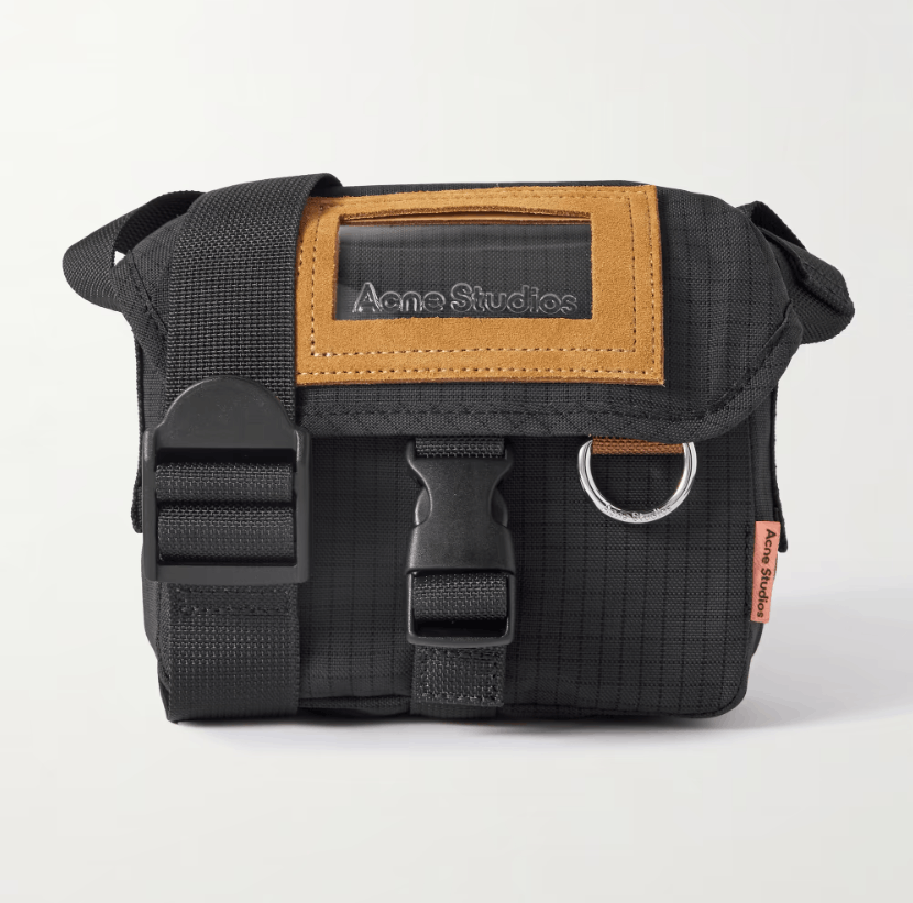 Studios Acne Studios Ripstop Messenger Bag Black