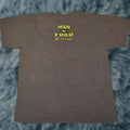 Gildan Vtg Man Vs Food T Shirt Medium Mens Brown Gildan 100 Cotton Travel Channel Tv Food Graphic Te Hoodie, Sweatshirt