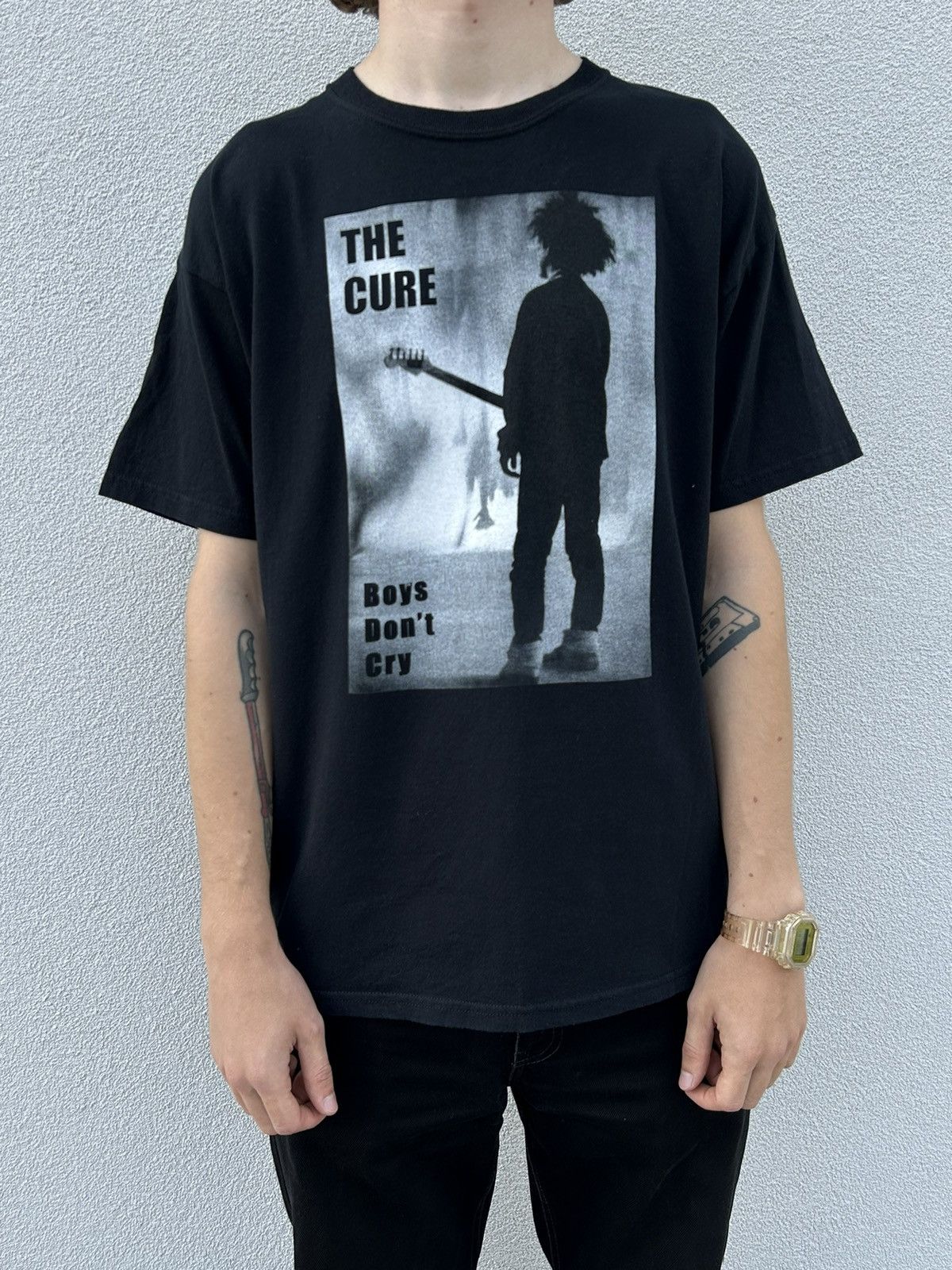 The Cure X Vintage Vintage 2000 The Cure T Shirt Boys Don T Cry L Hoodie, Sweatshirt | FlexRushtees.com