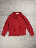 Vintage Red Shining Formal Shirt Retro Y2k 90s 80s